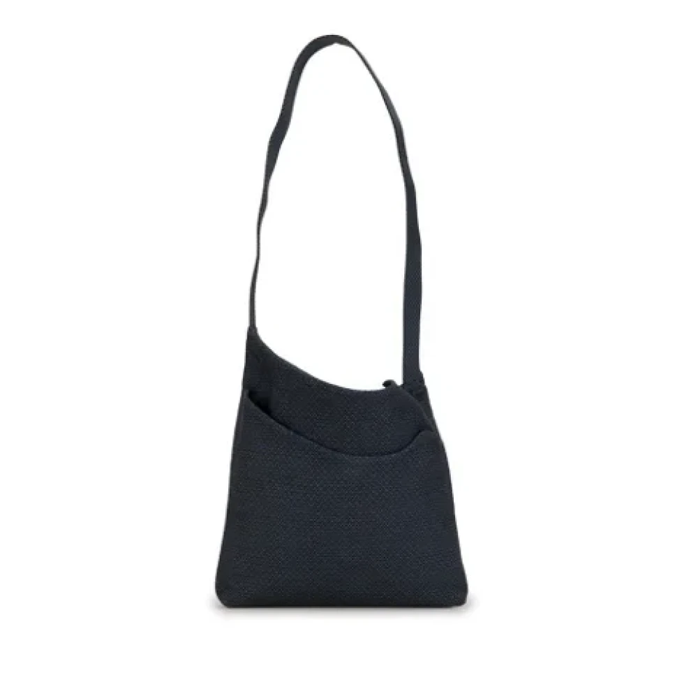 Hermès Vintage Pre-owned Canvas shoulder-bags Blue Dames