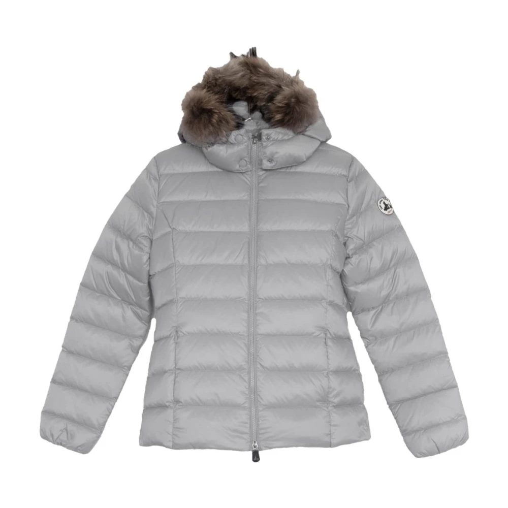 Jott Aansluitende Luxe Hoodiejas Grijs Gray Heren