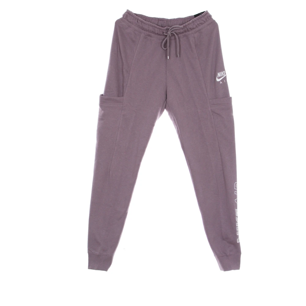Nike Paarse Fleece Trainingsbroek Sportkleding Purple Dames