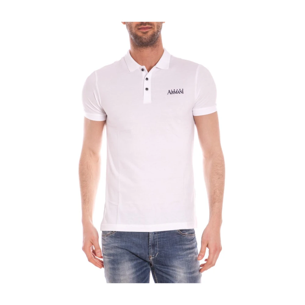 Armani Jeans Men's White Polo Shirt - Polo Shirts - Xl - Tops