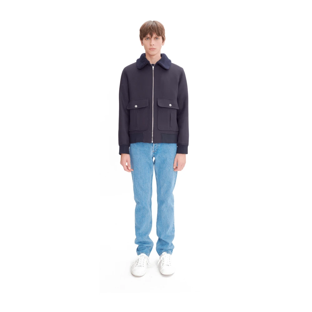 A.p.c. Stijlvolle New Ben Blouson Jas Blue Heren