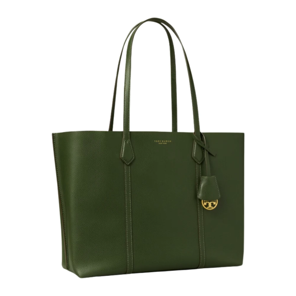 TORY BURCH Stijlvolle Triple-Compartiment Tote Basilicum Green Dames