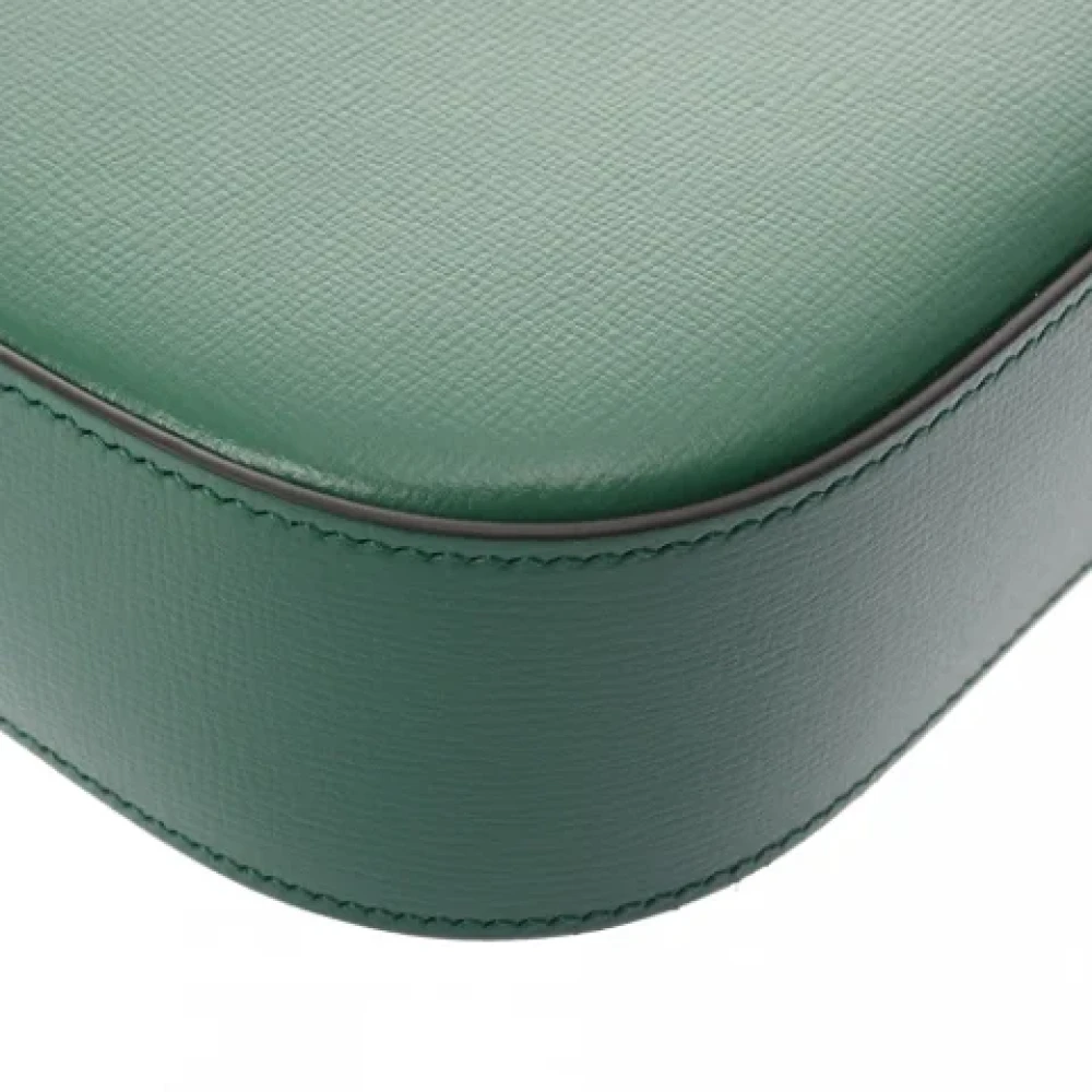 Gucci Vintage Pre-owned Leather gucci-bags Green Dames
