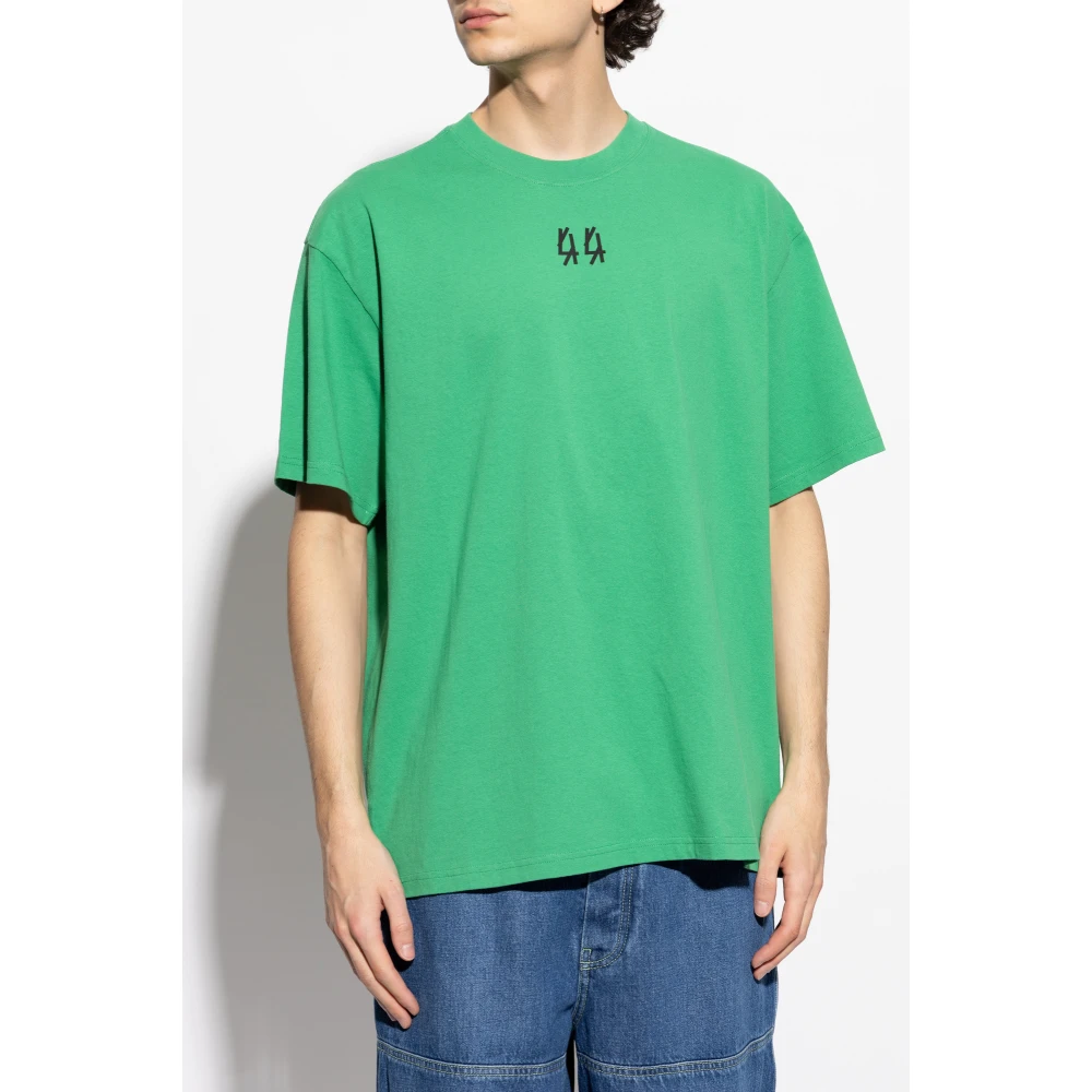 44 Label Group Bedrukt T-shirt Green Heren