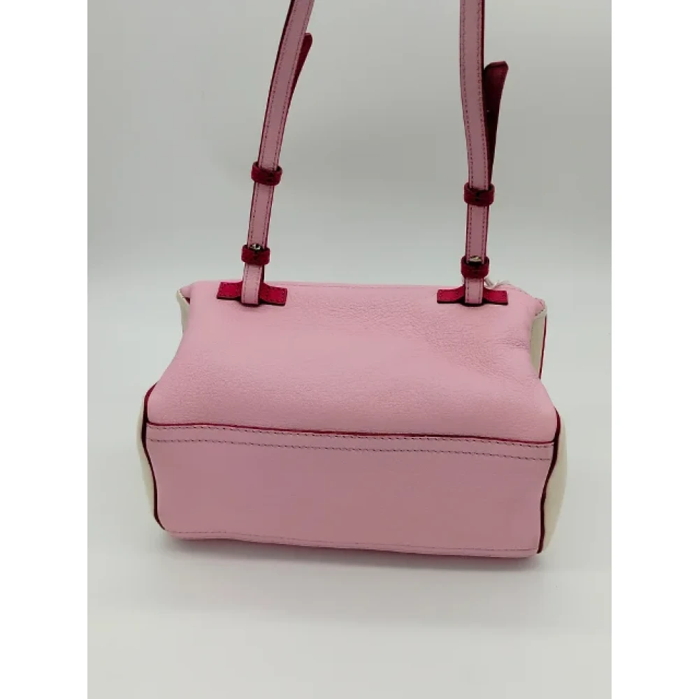 Givenchy Pre-owned Leather shoulder-bags Pink Dames