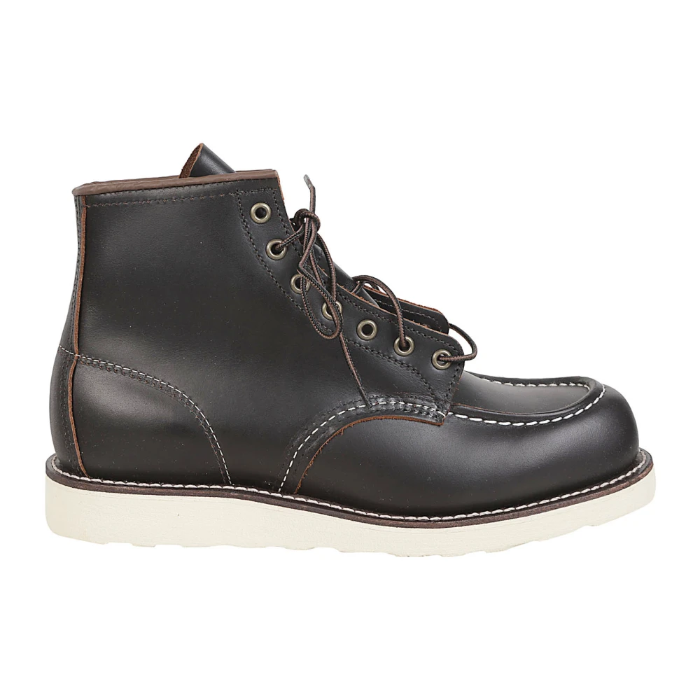 Red Wing Shoes Black Lace-Up Boots - Male - Lace-Up Boots - 6 Uk - Shoes