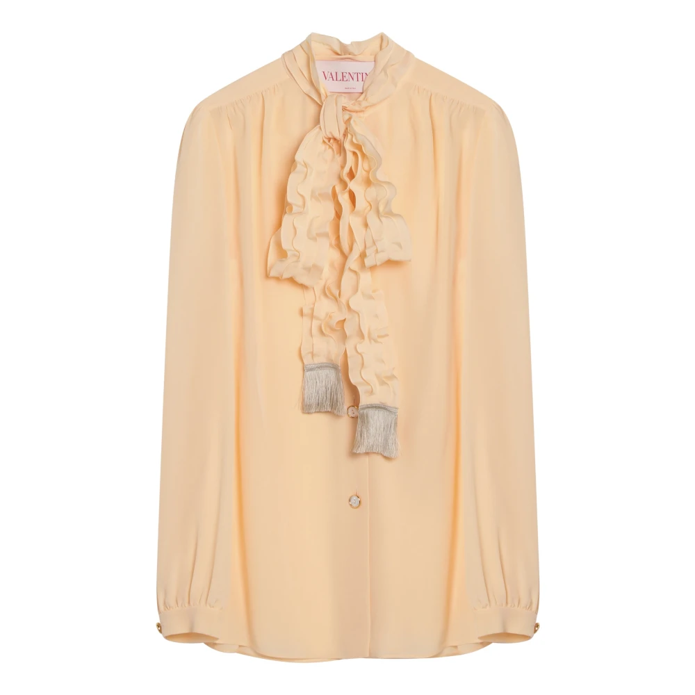 Valentino Garavani Stijlvolle Blouse voor Vrouwen Orange Dames