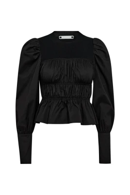Elegant Svart Bustier Blus