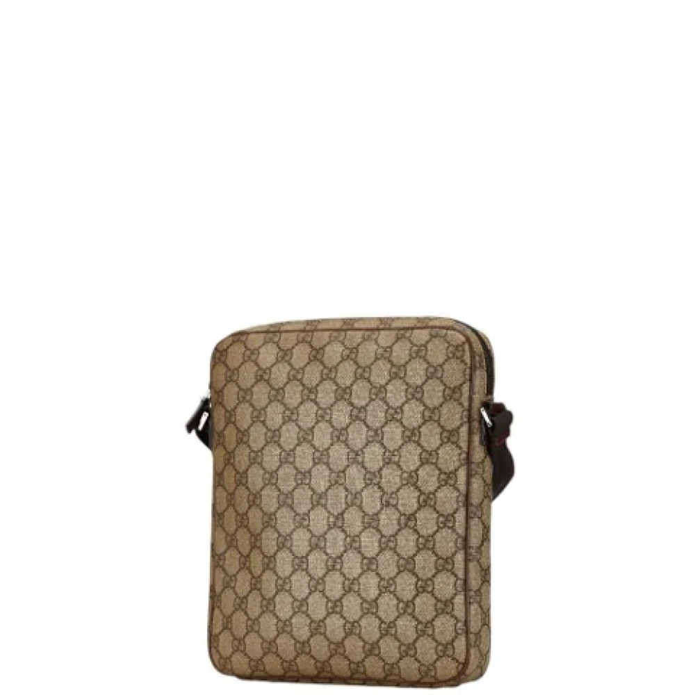 Gucci Vintage Pre-owned Leather shoulder-bags Beige Dames