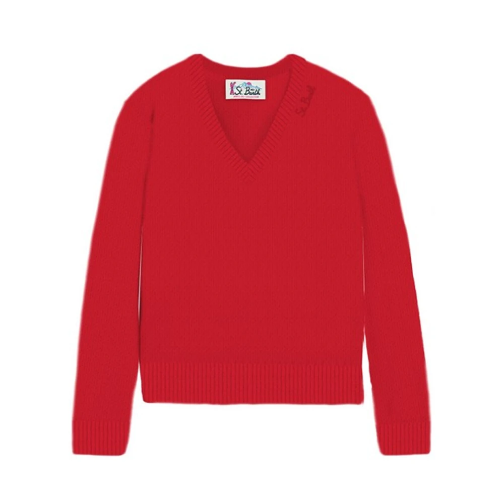 MC2 Saint Barth Stijlvolle Sweaters Collectie Red Dames