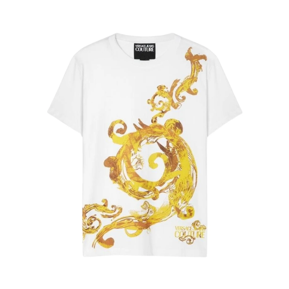 Versace Jeans Couture Katoenen T-shirt White Heren