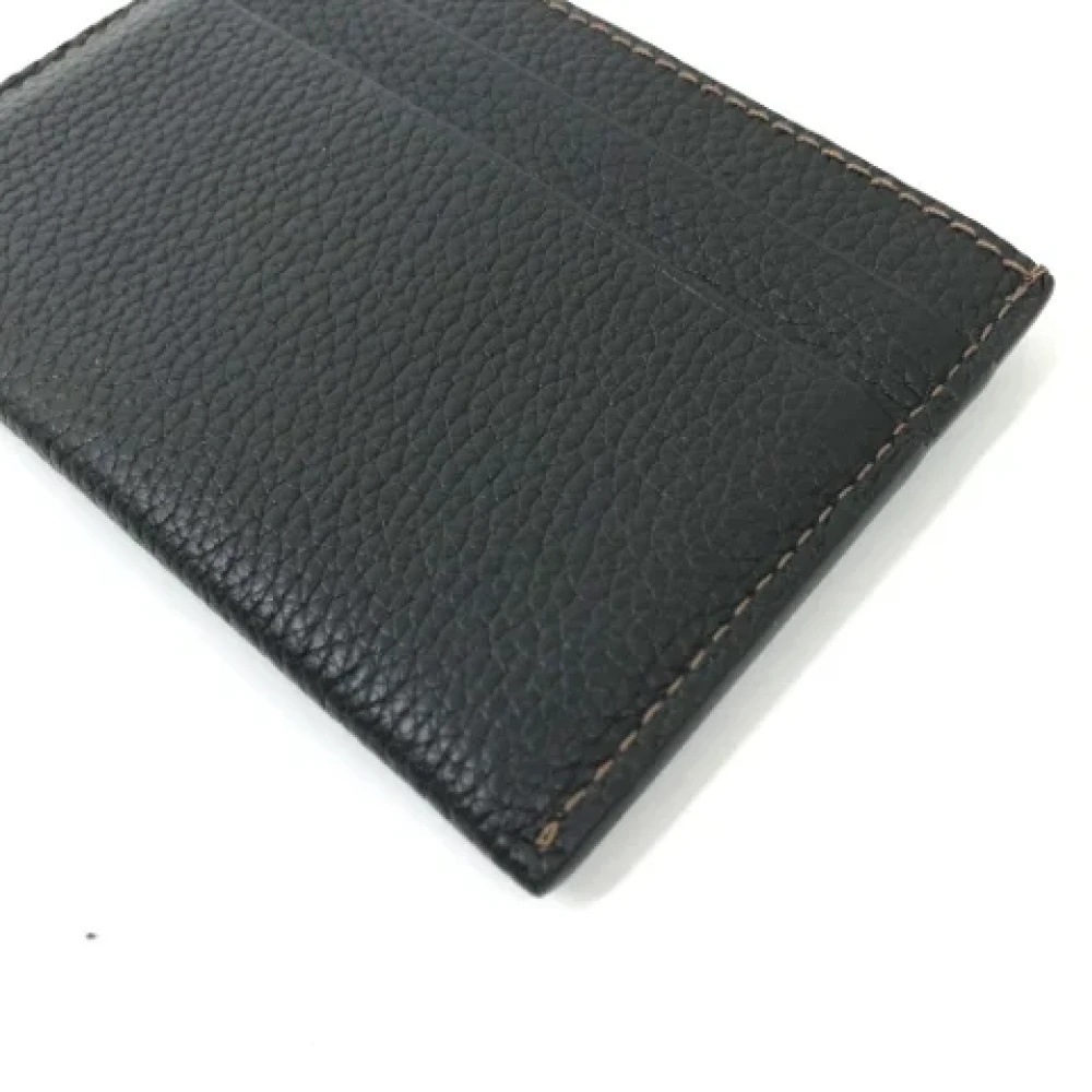 Burberry Vintage Pre-owned Leather home-office Black Dames