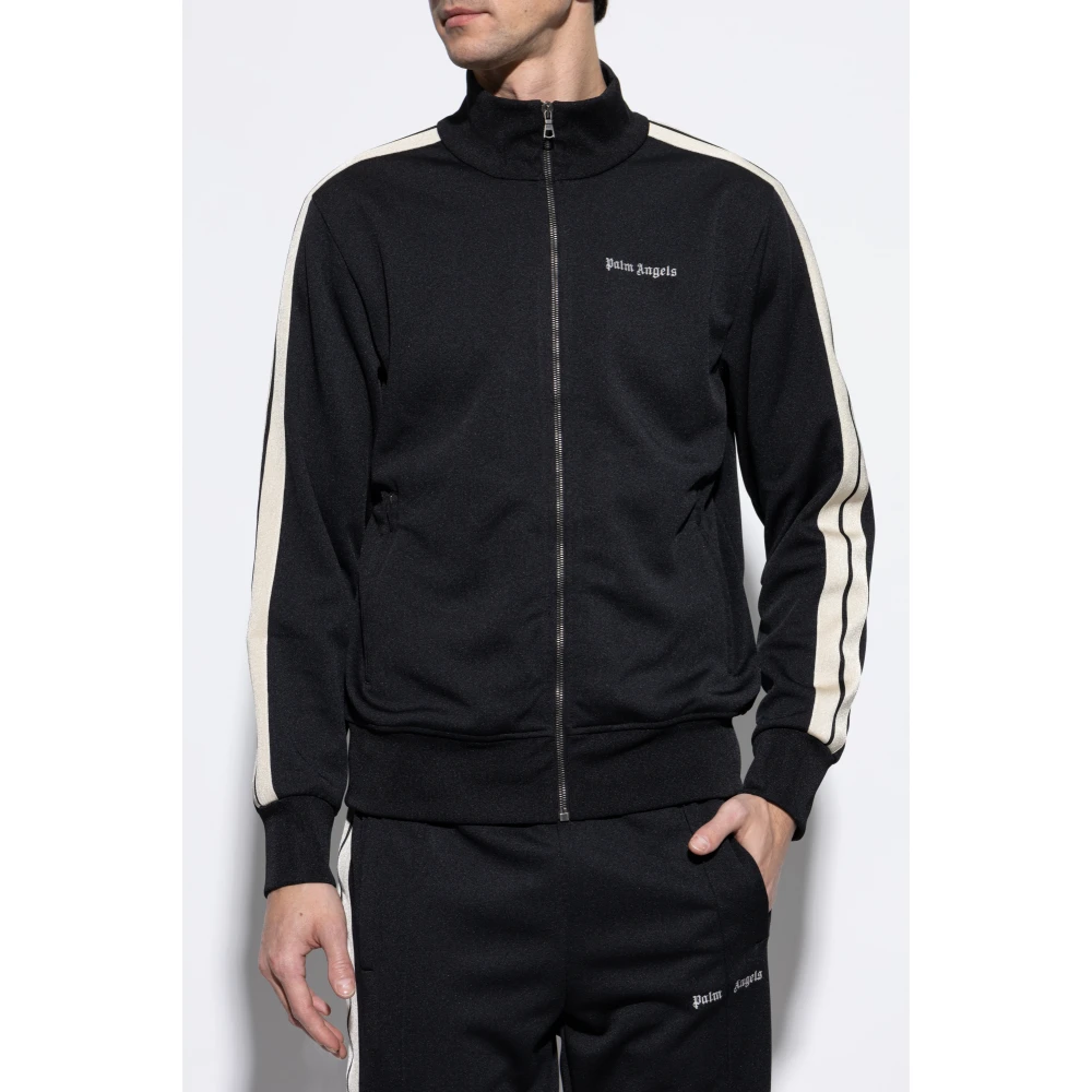 Palm Angels Sweatshirt met logo Black Heren