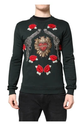 Svart paljettsweater