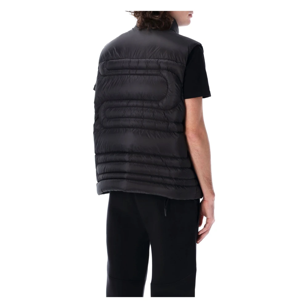 Moncler Slang-gewatteerd Donsvest Black Heren