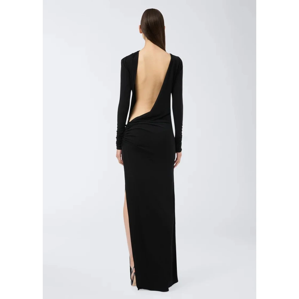Andamane Zwarte Elegante Jurk Black Dames