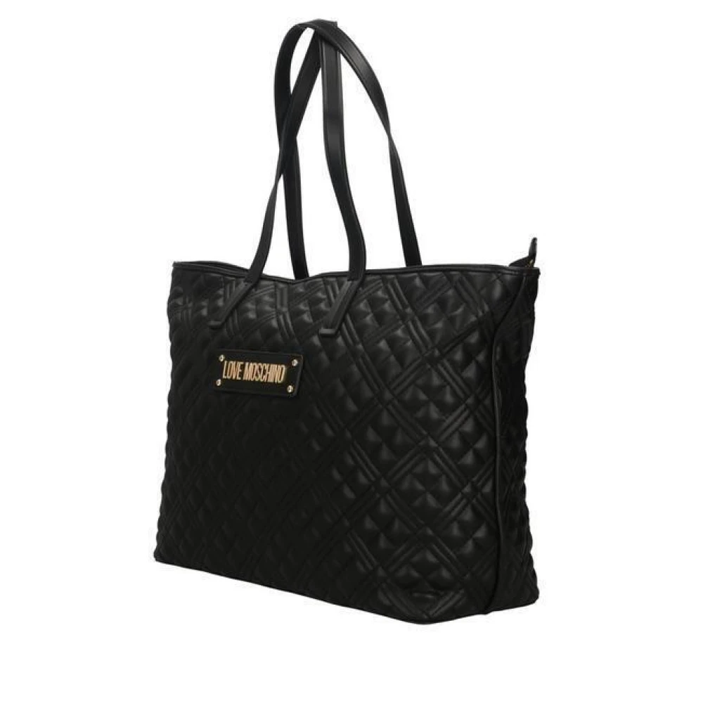Love Moschino Gewatteerde PU Schoudertas Black Dames