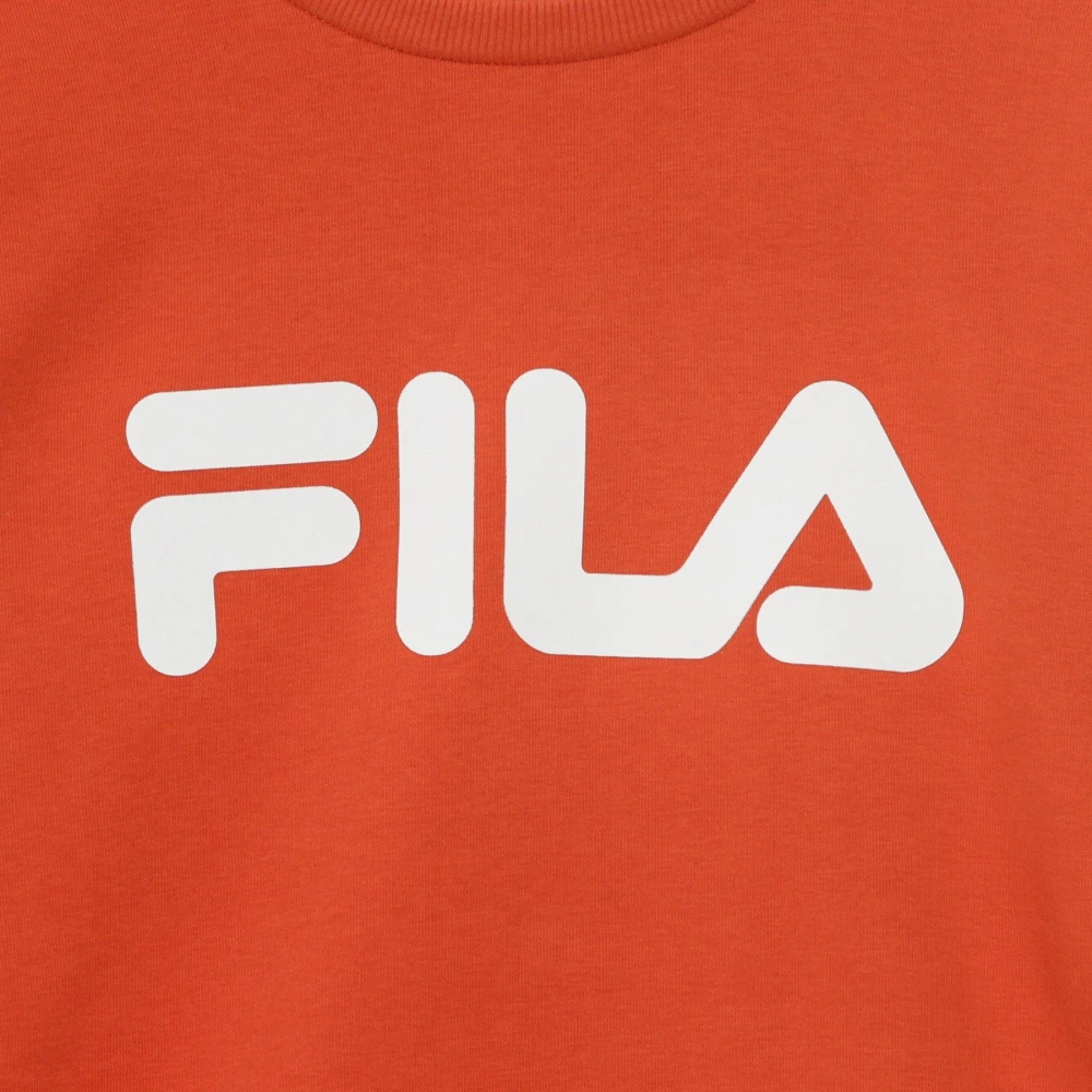 Fila Zomer Fig Crewneck Sweatshirt Orange Heren