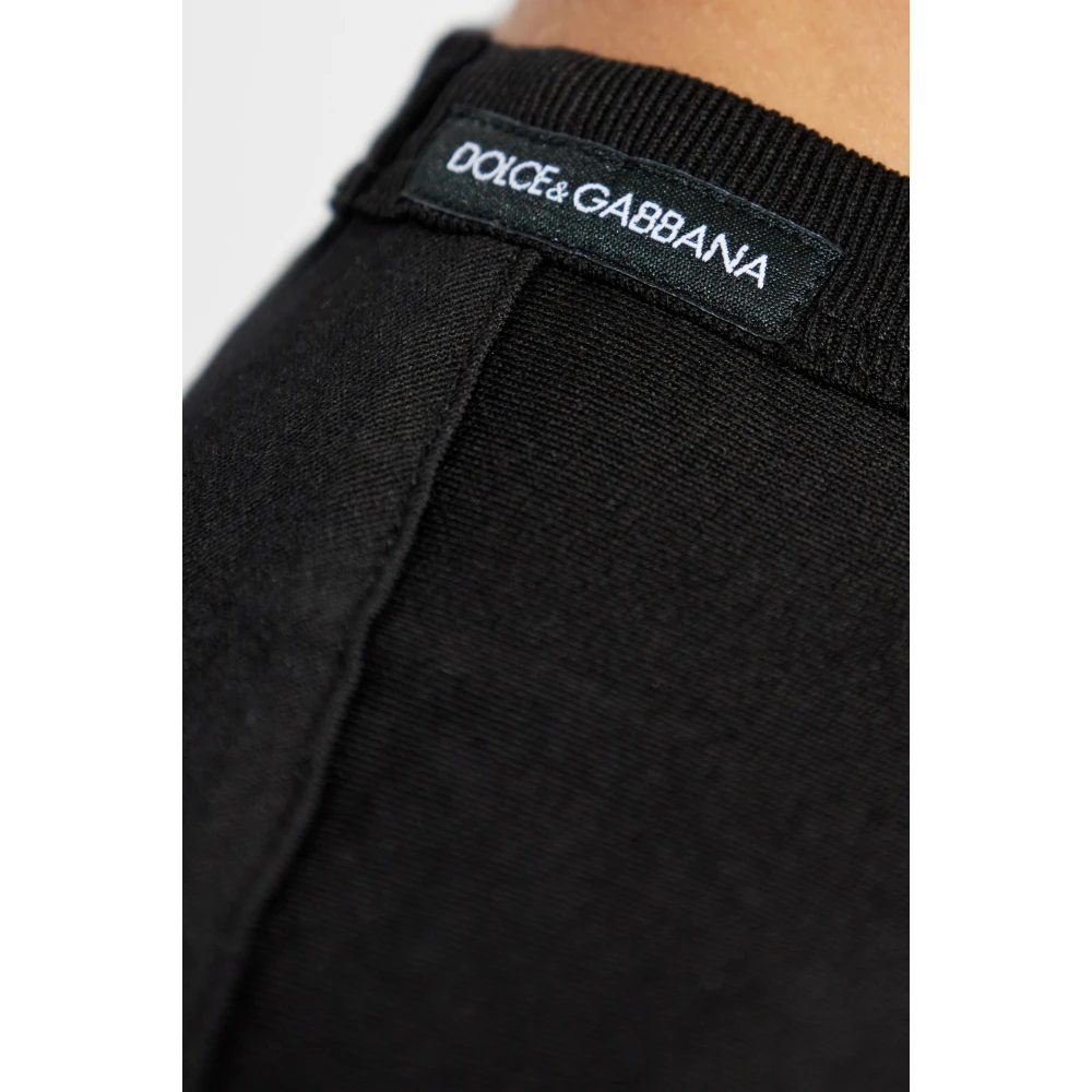 Dolce & Gabbana T-shirt met logo Black Heren