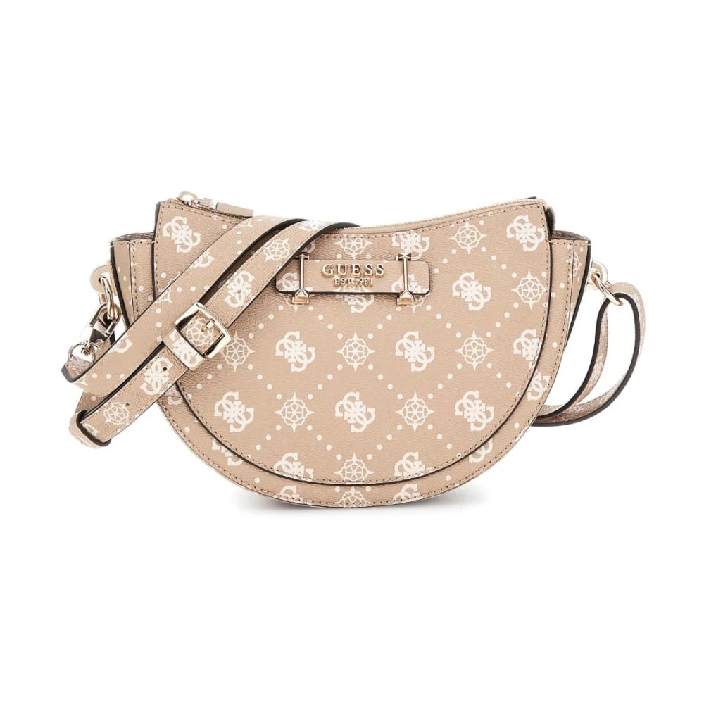 Guess Women's Pink Silia Girlfriend Sat Crossbody Bag - Cross Body Bags - One Size - Bags