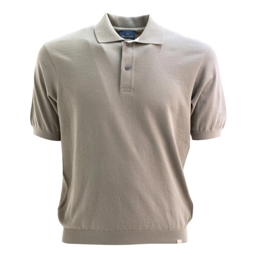 Paul & Shark Men's Brown Cotton Polo Shirt - Polo Shirts - L - Tops