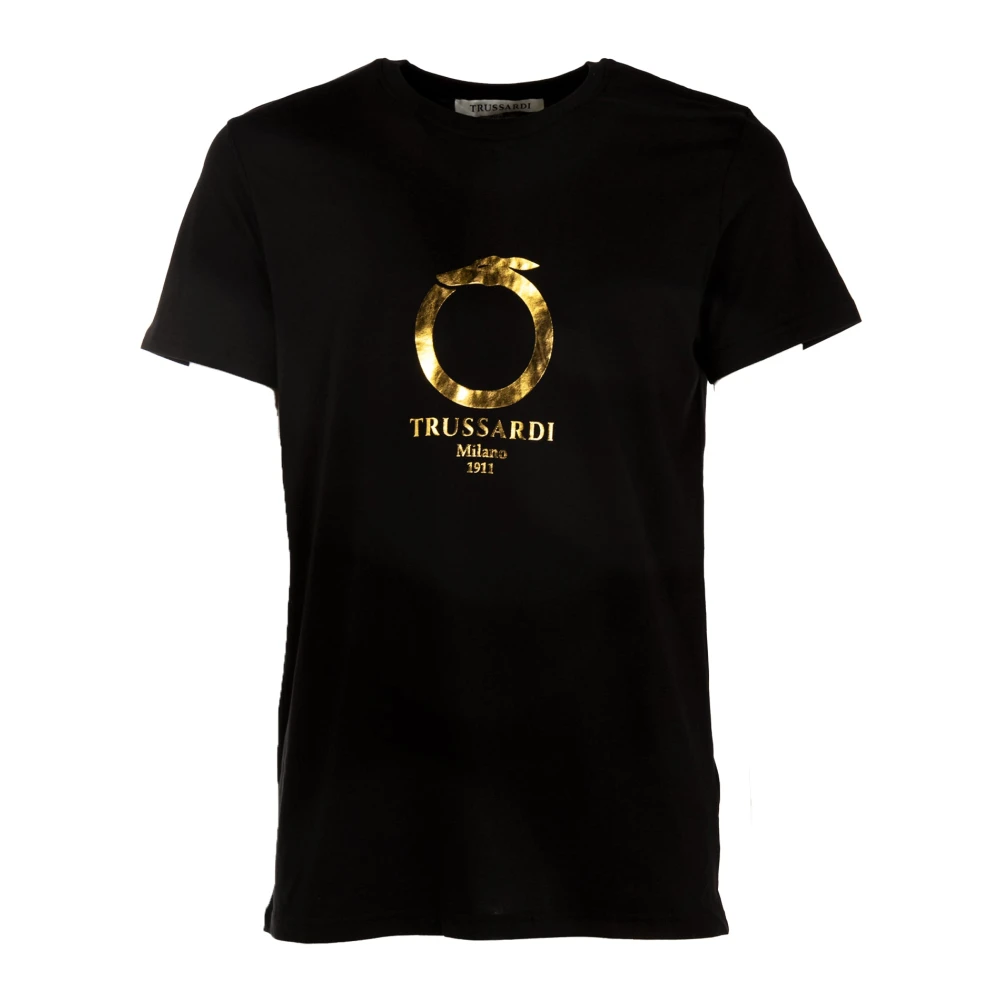 Trussardi Stijlvolle T-Shirt Collectie voor Mannen Black Heren