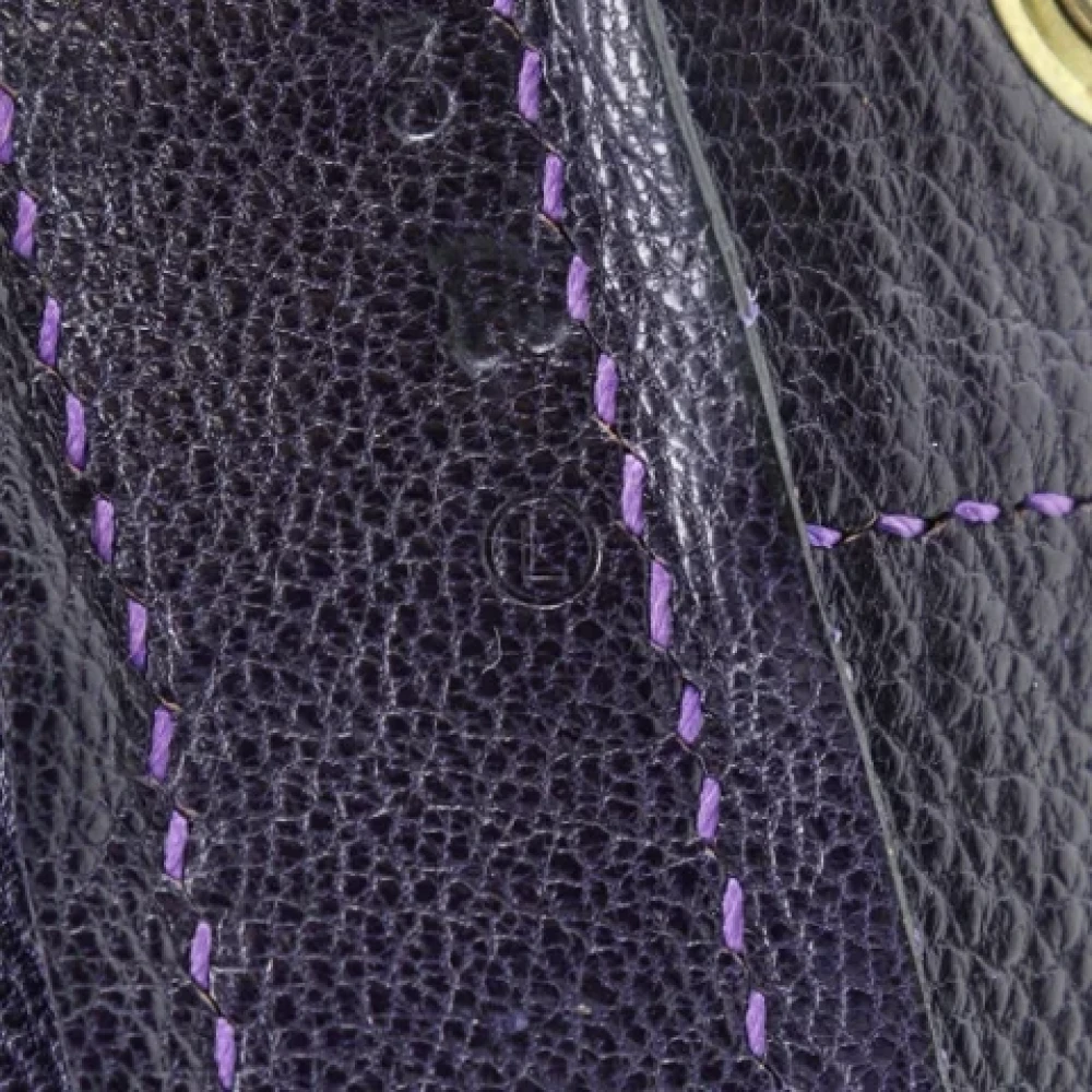 Hermès Vintage Pre-owned Suede shoulder-bags Purple Dames