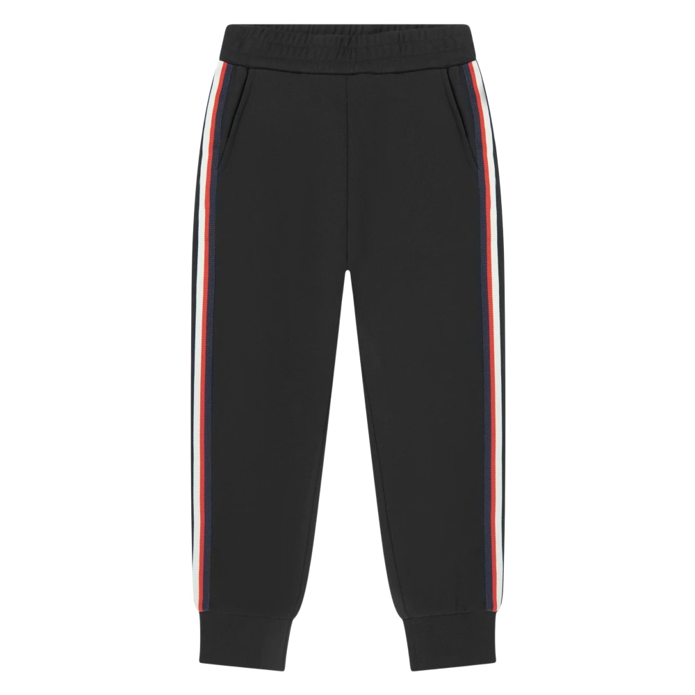 Moncler Boys Black Luxury Branded Joggers