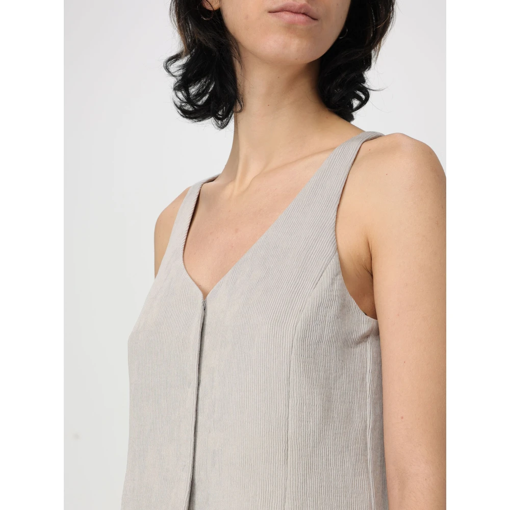 Emporio Armani Stijlvolle Gilet voor Mannen Gray Dames