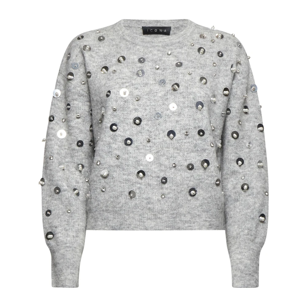 Kaos Icona Sweaters Gray Dames