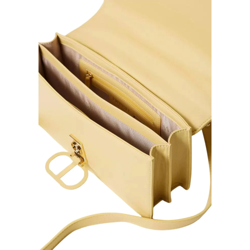 Twinset Gele Crossbody Tas 'Brera' Yellow Dames