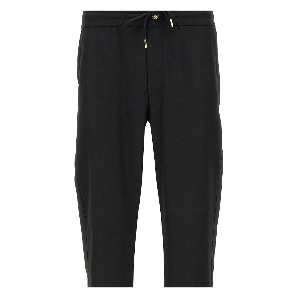 Versace Jeans Couture Zwarte Broek Black Heren
