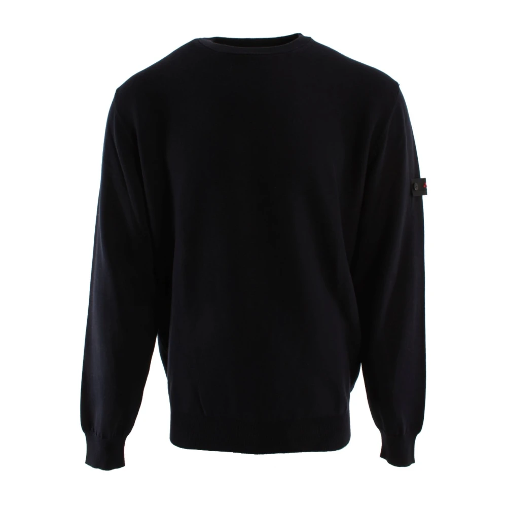 Peuterey Blue Round-Neck Knitwear, Male, 2XL, Ganna 02 Jumper