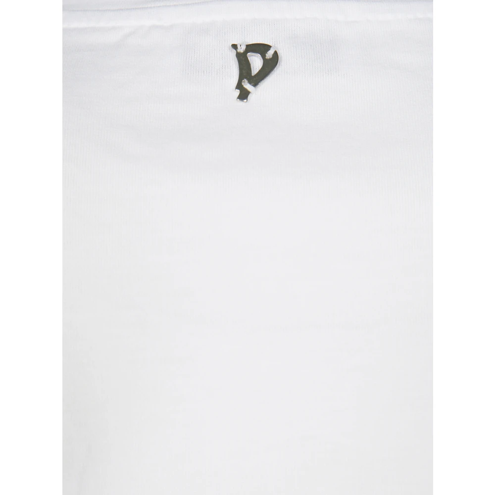 Dondup Casual Katoenen T-Shirt voor Mannen Black Dames