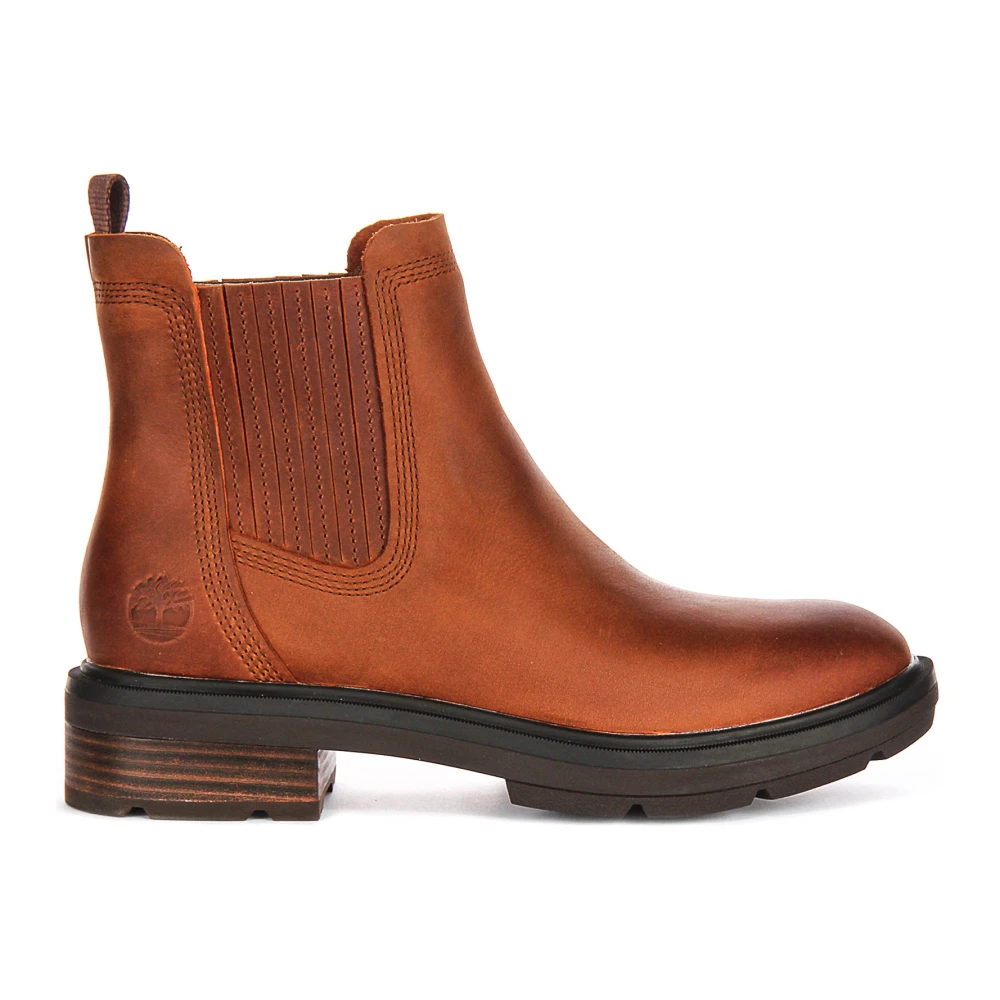 Timberland Brown Chelsea Boots, Female, 7 Uk, Brimfield Mid Chelsea Pull On Boots