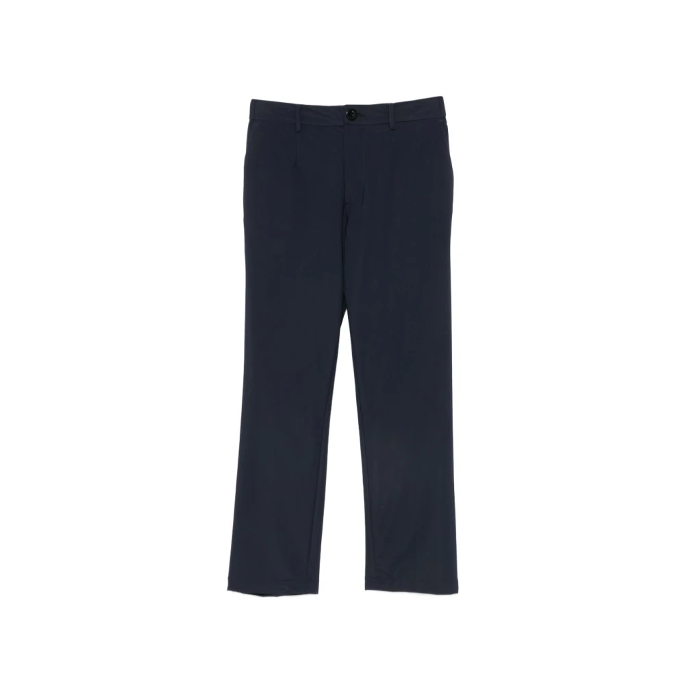 Pmds Blue Elasticated Trousers - Male - Straight Trousers - W30 - Trousers
