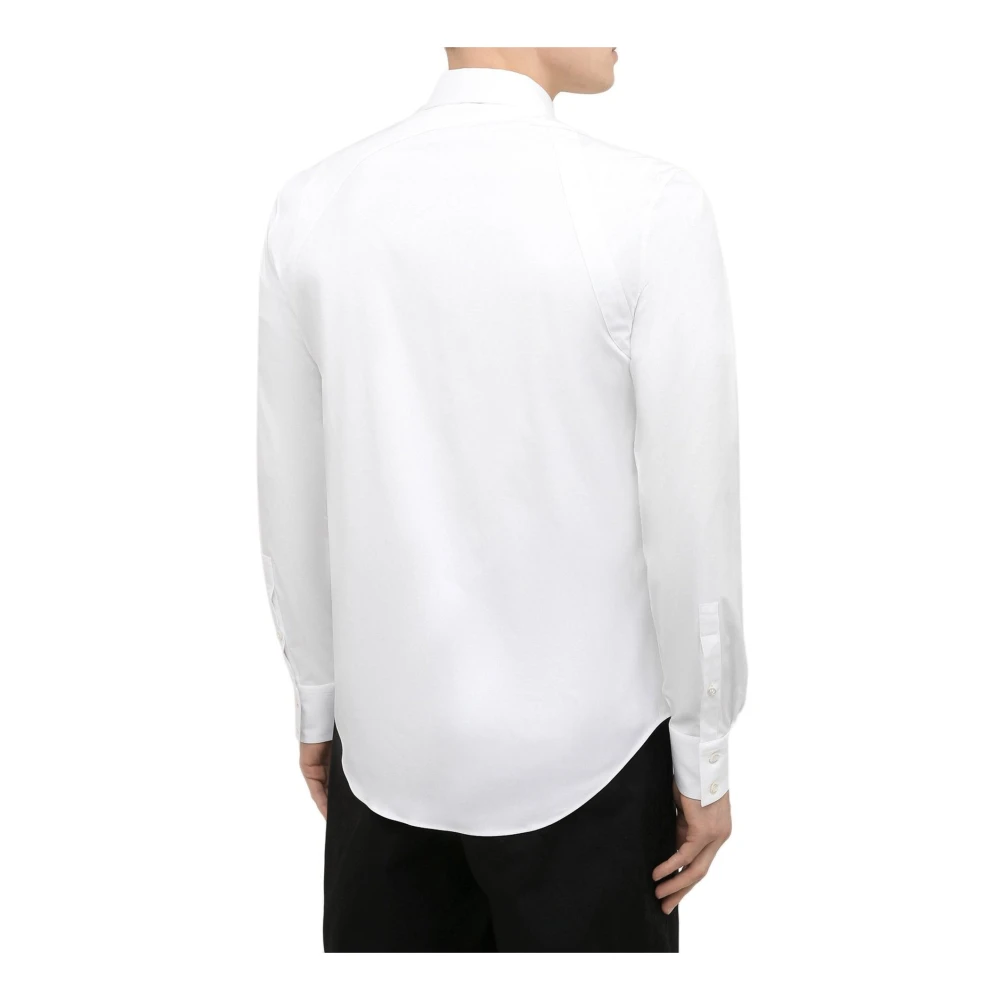 alexander mcqueen Katoenen overhemd met lange mouwen White Heren