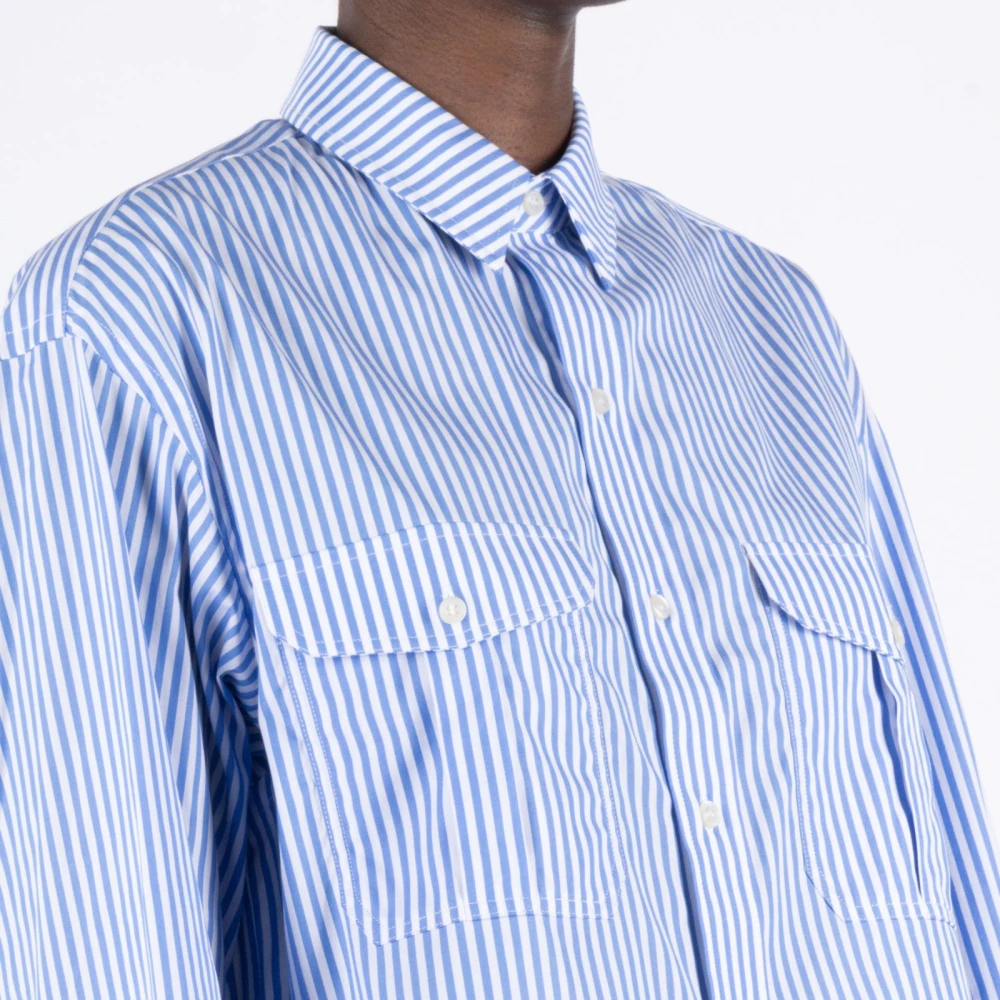 Wardrobe.nyc Oversized Gestreepte Blouse Multicolor Dames