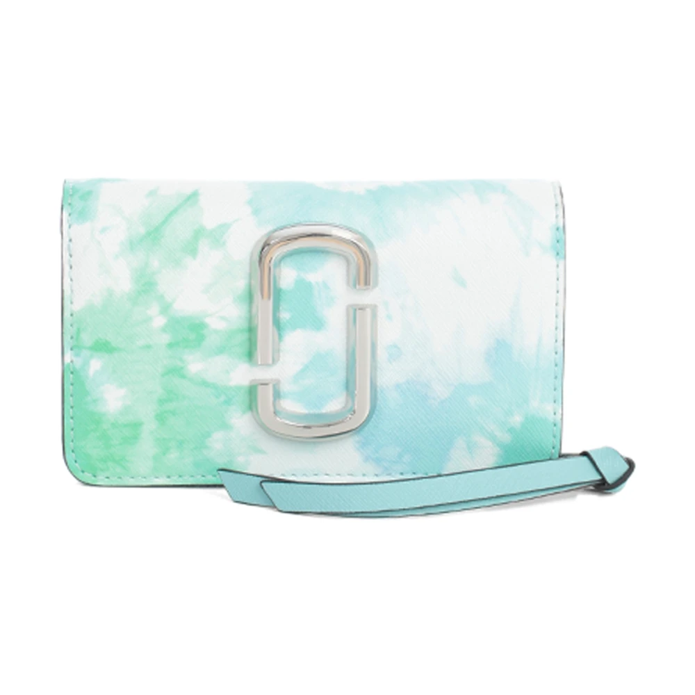 Marc Jacobs Kompakt plånbok Blå Dam