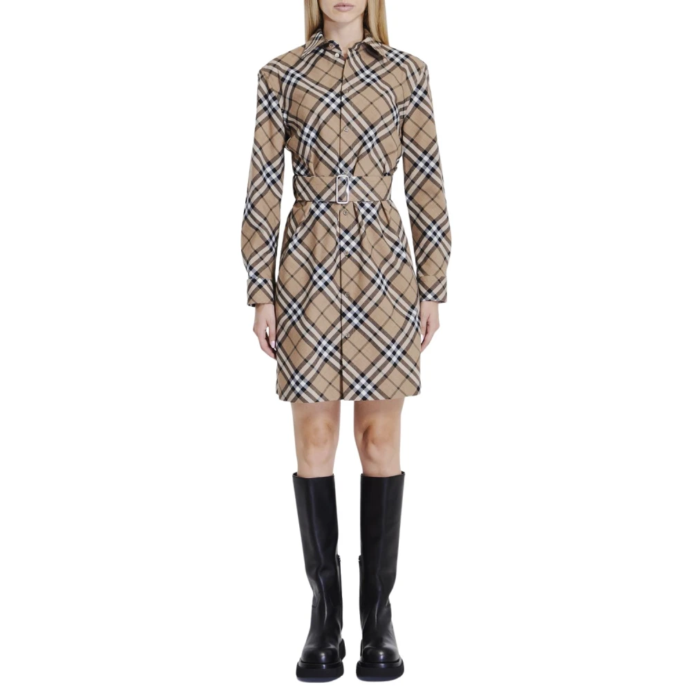 Burberry Damen Beige Kleider, 2XSgröße: