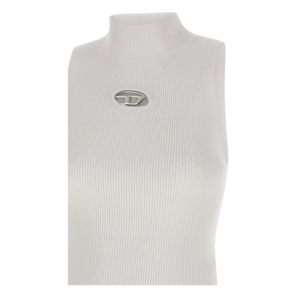 Diesel Witte Top voor Vrouwen White Dames
