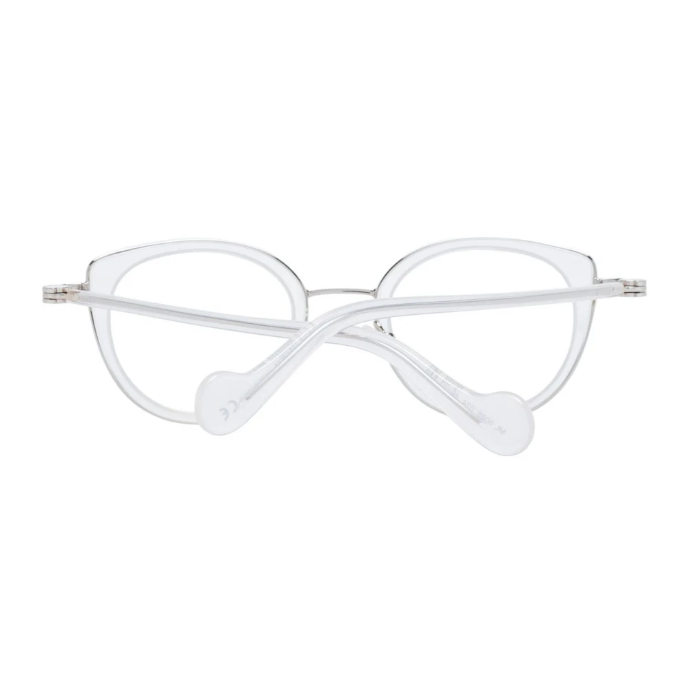 Moncler Witte Cat Eye Metalen Optische Frames White Dames