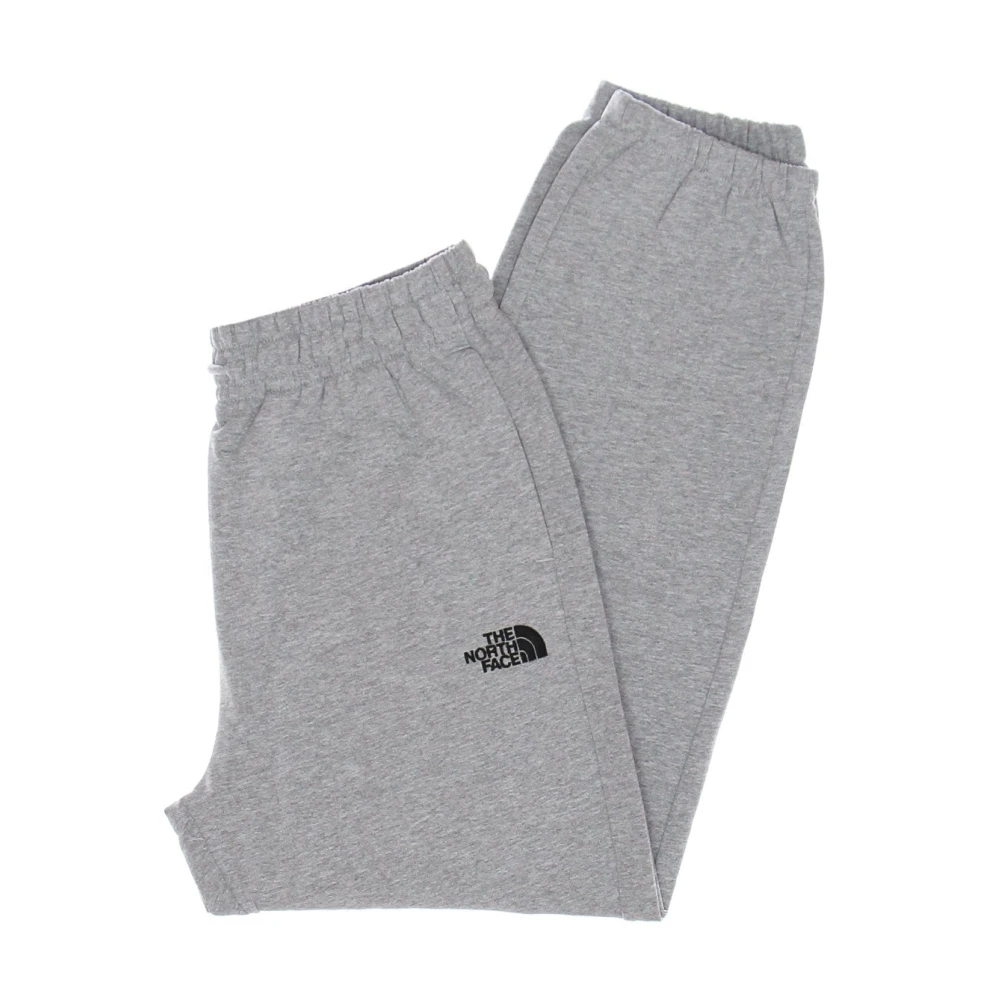 The North Face Pluizige Oversized Jogger Broek Licht Grijs Gray Dames