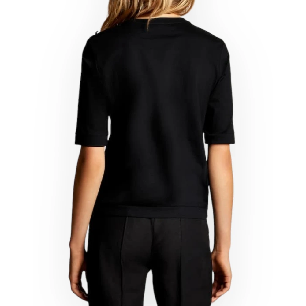 Fay Korte Mouw T-shirt Black Dames