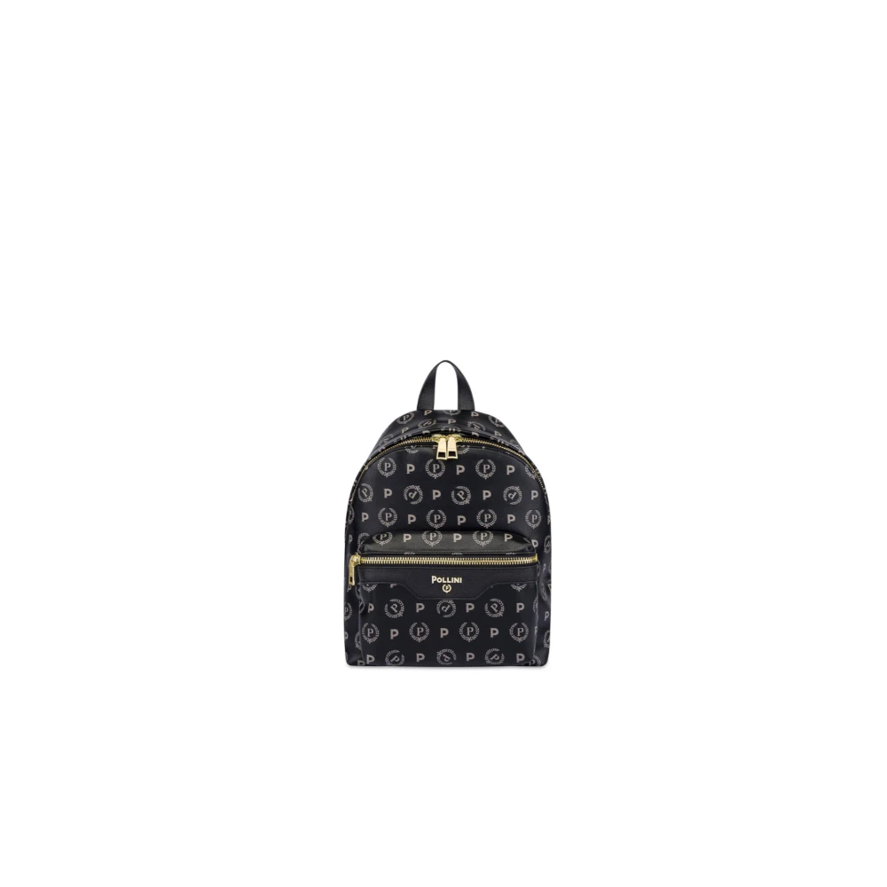 Pollini Black Backpacks, Female, One Size, Heritage Backpack