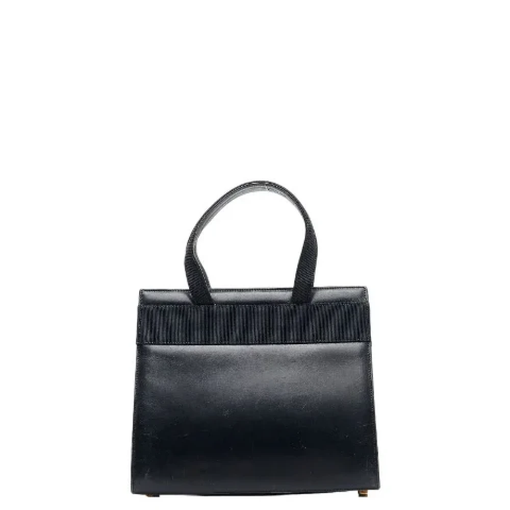 Salvatore Ferragamo Pre-owned Leather handbags Blue Dames