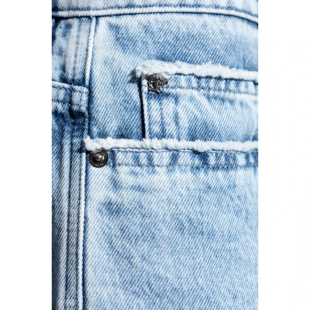 Versace Jeans met logo Blue Heren