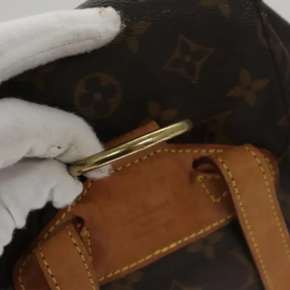 Louis Vuitton Vintage Pre-owned Canvas backpacks Brown Dames