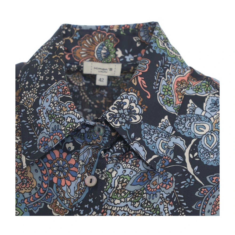 Himon's Blauwe Shirts Aw24 Multicolor Dames