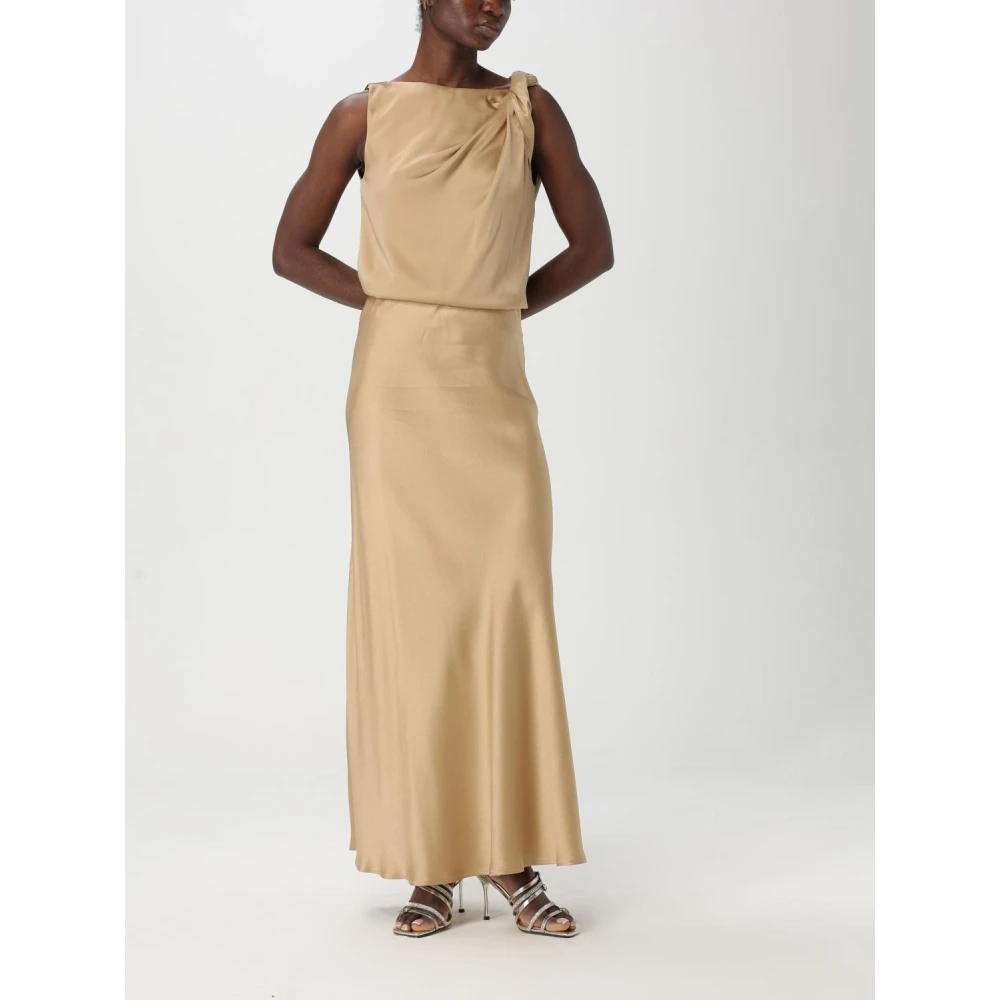 Liviana Conti Gouden Top Elegante Stijl Yellow Dames